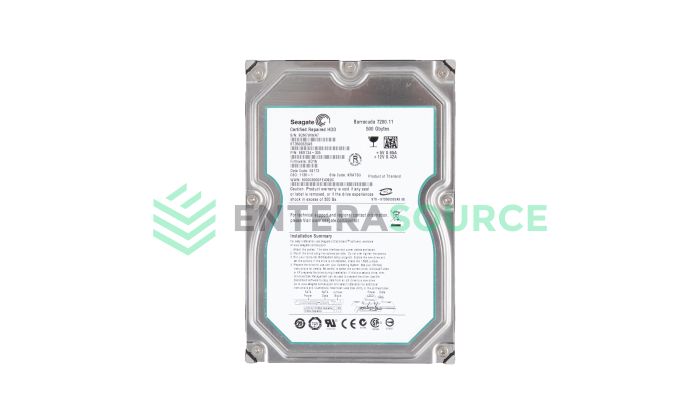 Seagate ST3500820AS 500GB 7.2K SATA 3.5" 3Gbps Hard Drive Base View