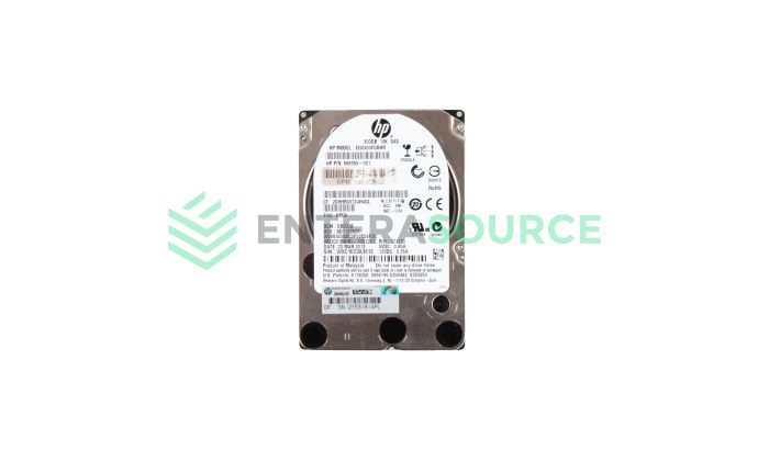 HPE 666355-001 300GB 10K SAS SFF 6Gbps ENT DP Hard Drive Base View