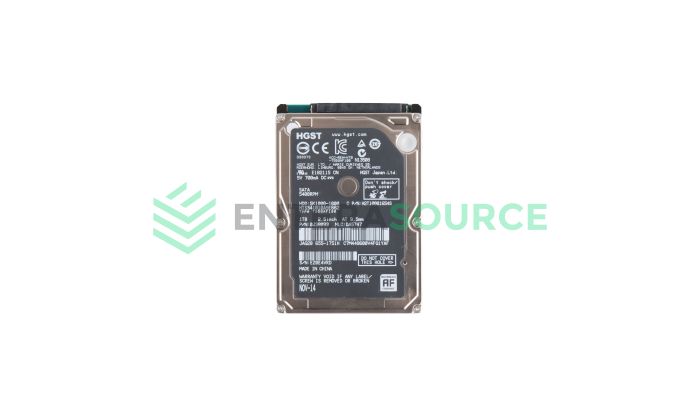 Hitachi HTS541010A9E662 5K1000 1TB 5.4K 2.5" SATA 6Gbps Hard Drive | Laptop Base View