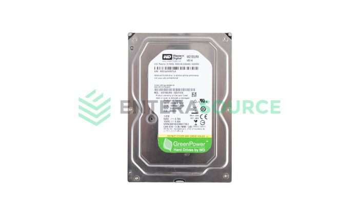 Western Digital WD10EURX-63UY4Y0 Green 1TB 5.4K SATA 3.5" 6Gbps Hard Drive Base View