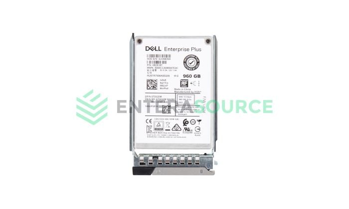 Dell 7DGDM 960GB TLC SAS 2.5" 12Gbps RI ISE Solid State Drive | HUSTR7696ASS200 Base View