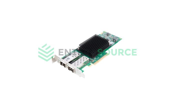Dell TF3HV Dual Port 64GB FC PCIe HBA [Low Profile] | Emulex LPe38102 Base View