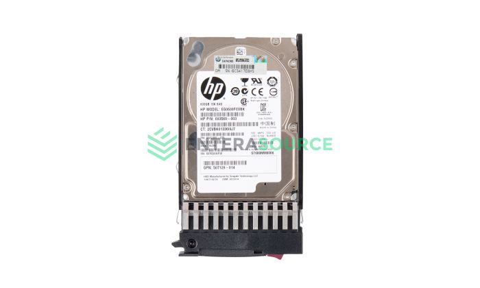 HP 581311-001 600GB 10K SAS SFF 6Gbps ENT Hard Drive 581286-B21