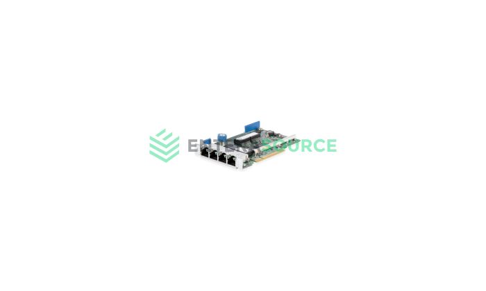 HP 634025-001 Ethernet Quad Port 1GBASE-T 331FLR Adapter Front View