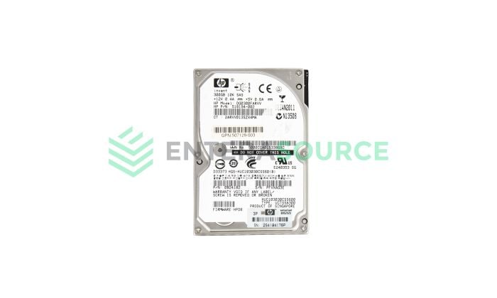 HP 518194-002 300GB 10K SAS SFF 6Gbps ENT DP Hard Drive Base View