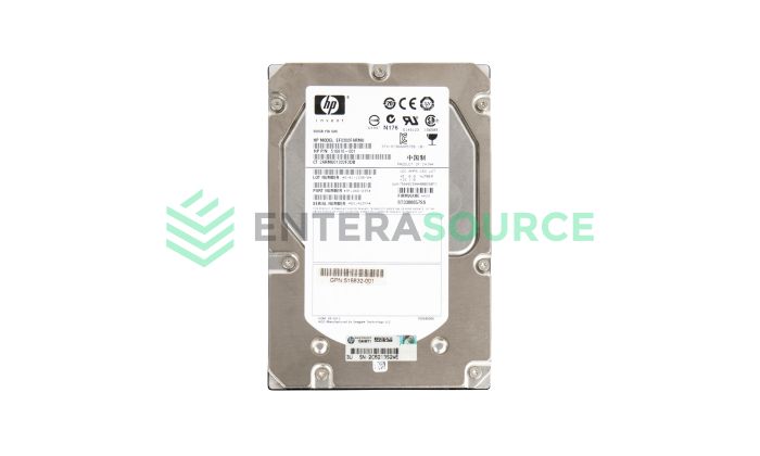 HP 516810-001 300GB 15K SAS LFF 3.5" 6Gbps Hard Drive Base View