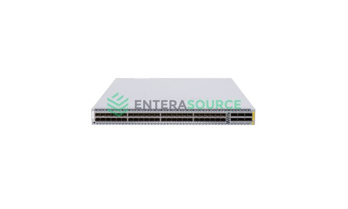 Juniper QFX5100-48S-DC-3AFI 48 Port 10Gb SFP+ Layer 3 Reverse Airflow Switch Front View