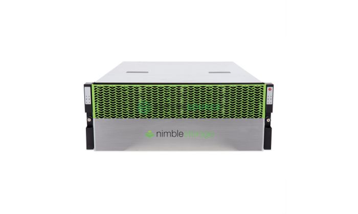 HPE Nimble Storage AF3000 All Flash Array 57TB SSD | AF3000-2P-57T-2 Front View with Bezel