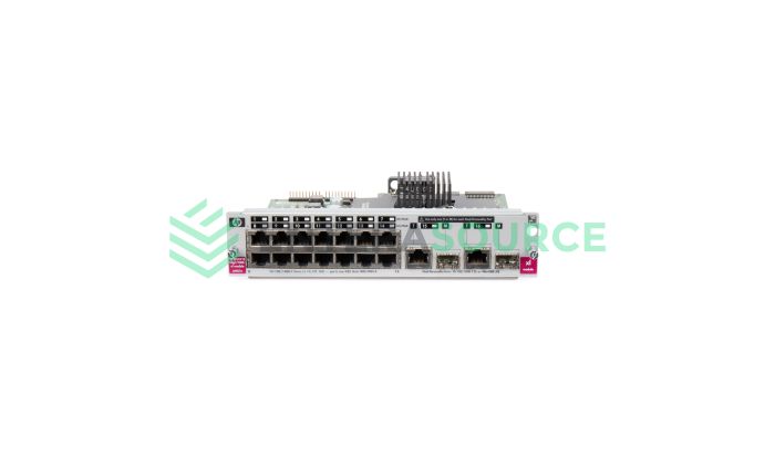 HPE J4907A ProCurve Switch xl 16-port 10/100/1000 Expansion Module Front View
