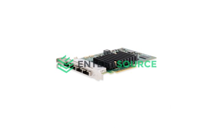 Dell MJFDP CML SC8000 Quad Port 6Gbps SAS PCI-E HBA [Full Height] | LSI 9206-16e Front View