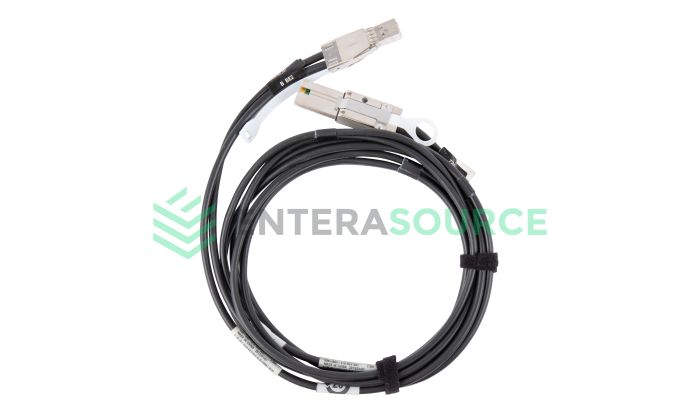 EMC 038-003-810 2M Mini SAS [SFF-8088] to Mini SAS HD [SFF-8644] Cable Base View