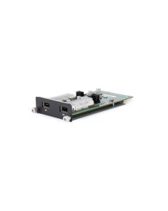 Dell 10HH5 Force10 S25 S25P S50N S50V Dual Port 10GB XFP Fibre Module Front View