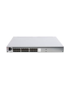 Brocade BR-6505-24 6505 24 Port (12 Active Ports) 16GB Fiber Channel SAN Switch Front View